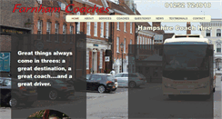 Desktop Screenshot of farnhamcoaches.co.uk